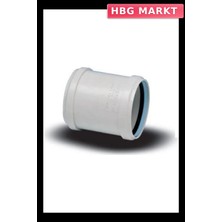 HBG Markt Mey Ithalat® Pvc Atık Su Borusu Sürme Muf Kayar Manşon 110 mm 10 Adet