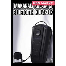HBG Markt Mey Ithalat® Makaralı Bluetooth Kulaklık Çağrı Cevaplama Kablolu Uzun Pil Ömrü