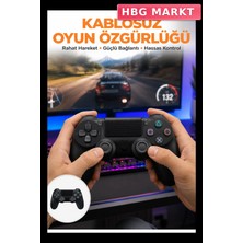 HBG Markt Kablosuz Oyun Kolu Ps4 Uyumlu Titreşimli Çift Motor