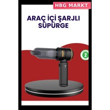 HBG Markt Mey Ithalat® Yüksek Performanslı Araç Içi El Süpürgesi