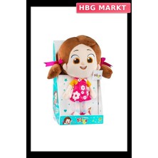 HBG Markt Müzikli Peluş Oyuncak Bebek 35CM Yumuşak Sesli