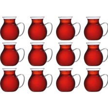 Keyfi Ala Borosilikat Cam Çay Bardağı Seti, 200ML, 6'li, Termisil Kupa, Şık ve Dayanıklı (12)