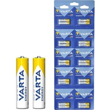 Canarino Varta 4103229482 LR03 1.5 Volt Alkalin 20'li Ince Aaa Kalem Pil