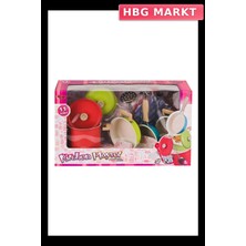 HBG Markt Mey Ithalat® ATF-3815-7A Renkli Tencere Tava Seti 11 Parça -Vardem Oyuncak