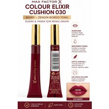 Max Factor Colour Elixir Cushion Lip Glaze 030 Majesty Berry Dudak Parlatıcısı 9 ml