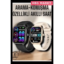 HBG Markt Mey Ithalat® Suya Dayanıklı Bluetooth Akıllı Saat Gps, Adımsayar, Nabız & Sağlık Takibi
