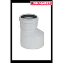 HBG Markt Mey Ithalat® Pvc Atık Su Borusu Redüksiyon 110X75 mm 10 Adet