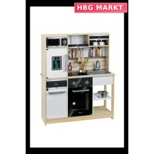 HBG Markt Mey Ithalat® Sesli ve Işıklı Ahşap Mutfak Seti