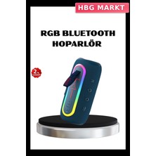 HBG Markt Mey Ithalat® Mini Mavi Bluetooth Hoparlör Şık Görünüm ve Taşınabilir Güçlü Ses