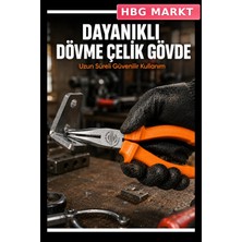 HBG Markt Profesyonel Kargaburun Uzun Çene, Dövme Çelik