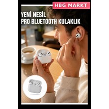 HBG Markt Silikon Uçlu Kablosuz Şarj Özellikli Kulaklık
