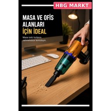 HBG Markt Kablosuz Taşınabilir El Tipi Araç Süpürgesi Yıkanabilir Filtreli