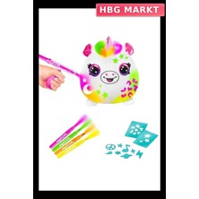 HBG Markt Mey Ithalat® Airbrush Peluş Neon Boyama Seti