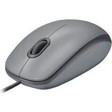 Logıtech 910-006760, M110 Gri, USB Kablolu, 1000DPI, Optik, 3 Tuşlu, Sessiz Mouse