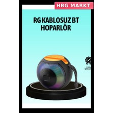 HBG Markt Mey Ithalat® 8 Saat Çalma Süreli Taşınabilir Bluetooth Hoparlör