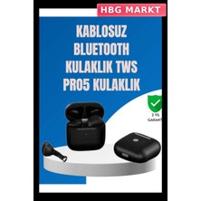 HBG Markt Mey Ithalat® Tws Pro 5 – Hem Müzik Dinleme Hem Çağrı Için Ideal Kulaklık