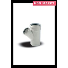 HBG Markt Mey Ithalat® Ege Yıldız 125X110 Pvc Tek Çatal  3,2 mm