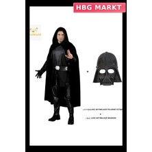 HBG Markt Mey Ithalat® Karakter Pelerini Yetişkin ve Maskesi
