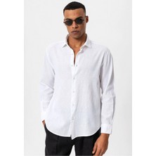 S13 Store Keten Karışımlı Gömlek