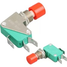 Canarino IC-176E / DS-438 Micro Switch  Kırmızı Butonlu Ø12MM