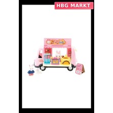 HBG Markt Mini Tavşan Fast Food Karavan Seti Eğitici Oyuncak