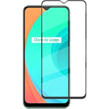 Moontime Alaçatı Realme C21 Ekran Koruyucu 3 Adet Tam Ekran Seramik Nano