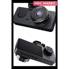 HBG Markt 3 Kameralı Araç Içi Kayıt Sistemi Full Hd