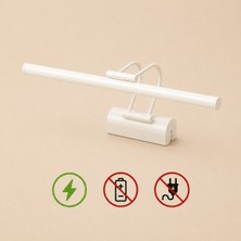 SekaTech 35 cm Beyaz Flüt Aplik – 3200K Gün Işığı LED, 6W, Yüzey Montaj, Ayna ve Banyo Üstü Aydınlatma 220V (PİLLİ DEĞİLDİR)