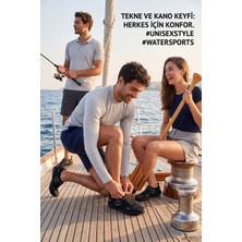 Liarca Waveglıde - Esnek Siyah - Beyaz Unisex Deniz ve Plaj Ayakkabısı, Nefes Alabilir ve Hızlı Kuruyan Kumaş Dokulu Hafif Havuz ve Sörf Ayakkabısı
