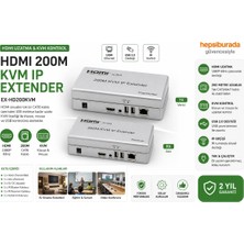 Expotech EX-HD200KVM HDMI 200M Kvm Ip Extender USB Kvm HDMI Uzatıcı