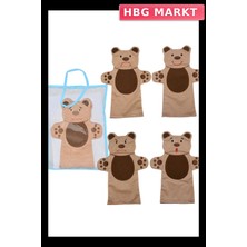 HBG Markt Mey Ithalat® AND-5005 Yüz Ifadeleri Kukla Seti 6'lı