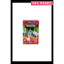 HBG Markt 130 Parça Renkli Blok Eğitici Oyuncak Kutu Içinde