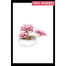 HBG Markt Mey Ithalat® P655064 Pembe Nilüfer Sukulent Model 82 Parça Block Oyuncak