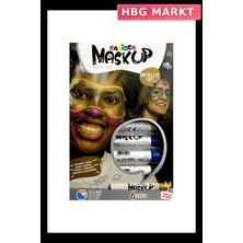 HBG Markt Metalik Yüz Boyası 6 Renk Carioca 6 gr Eğitici Oyuncak