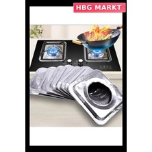 HBG Markt Mey Ithalat® Kare Ocak Üstü Yağ Koruyucu Alüminyum Levha 23*23 cm 10 Adet