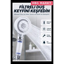 HBG Markt Filtreli Duş Başlığı Yüksek Basınç