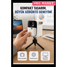 HBG Markt Mini Projektör 1 Metrede 50 Inç Görüntü