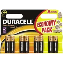 Canarino Duracell Aa Kalem Pil (8li Paket Fiyatı)
