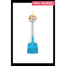 HBG Markt Mey Ithalat®  06 464 Büyük Kürek Tırmık Seti Mavi Yeşil - Oyuncak
