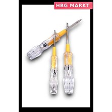 HBG Markt Metal Logolu, Pirinç Kapaklı ve Neon Lambalı Elektrikli Ürün
