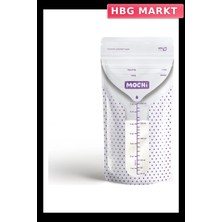 HBG Markt Anne Sütü Saklama Poşeti 200ML 25 Adet Mochi Mühürlü