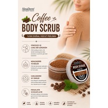 ALMADERM Kahve & Bitkisel Yağ İçerikli %100 Doğal Cilt Arındırıcı Vücut Peelingi