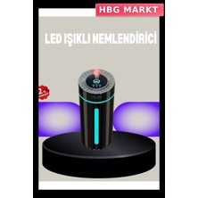 HBG Markt Mey Ithalat® Aromaterapi Özellikli Ultrasonik Hava Nemlendirici LED Atmosfer Işığı