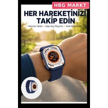 HBG Markt Akıllı Saat 2.05 Inç IPS Ekran, Spor ve Günlük Kullanım Için