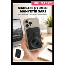 HBG Markt Çok Yönlü Powerbank Kablosuz ve Kablolu Şarj Manyetik