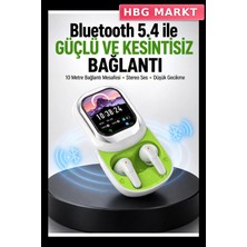 HBG Markt Kablosuz Bluetooth Kulaklık Kayar Kapaklı Kutu ve Dokunmatik Ekran