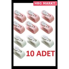 HBG Markt Mey Ithalat® Mandallı Yorgan Sabitleme Klipsi 10 Adet