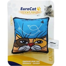 Moontime Alaçatı Techmrt Kedi Oyuncağı Mavi Yastık (212445) 8 cm