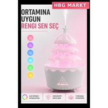 HBG Markt Mey Ithalat® Dekoratif Şans Ağacı Ultrasonik Nemlendirici Rgb Gece Lambalı Aroma Difüzörü