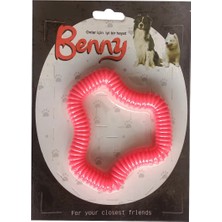 Melonika Benny Köpek Oyuncağı Sert 11 x 10 cm Kırmızı